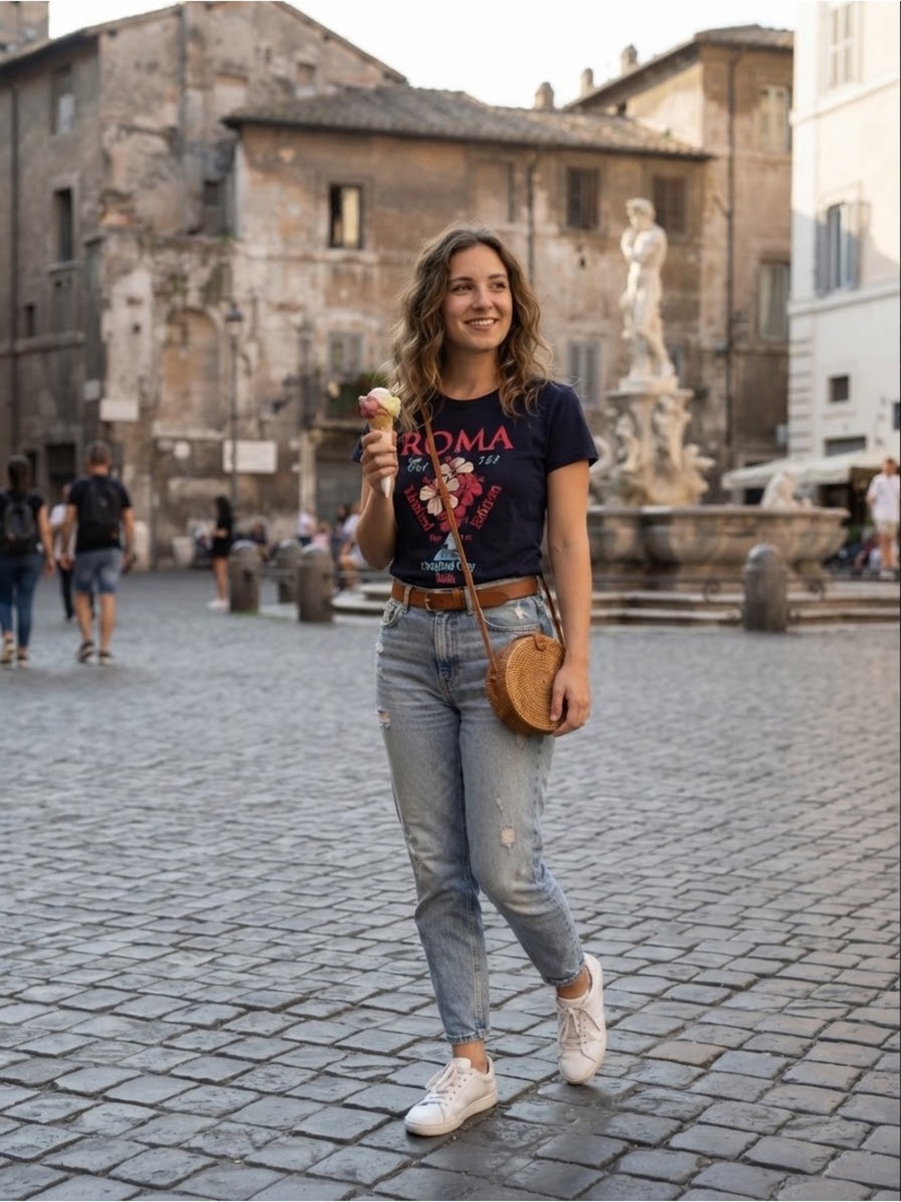 🇮🇹 🌺 NWT JHK Roma Italy Graphic Tee 🌺 🇮🇹
